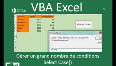 Select Case en VBA Excel pour gérer beaucoup de conditions